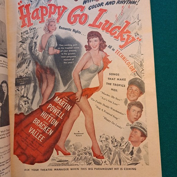 Vintage April 1943 Movie Story magazine.. - Picture 5 of 6